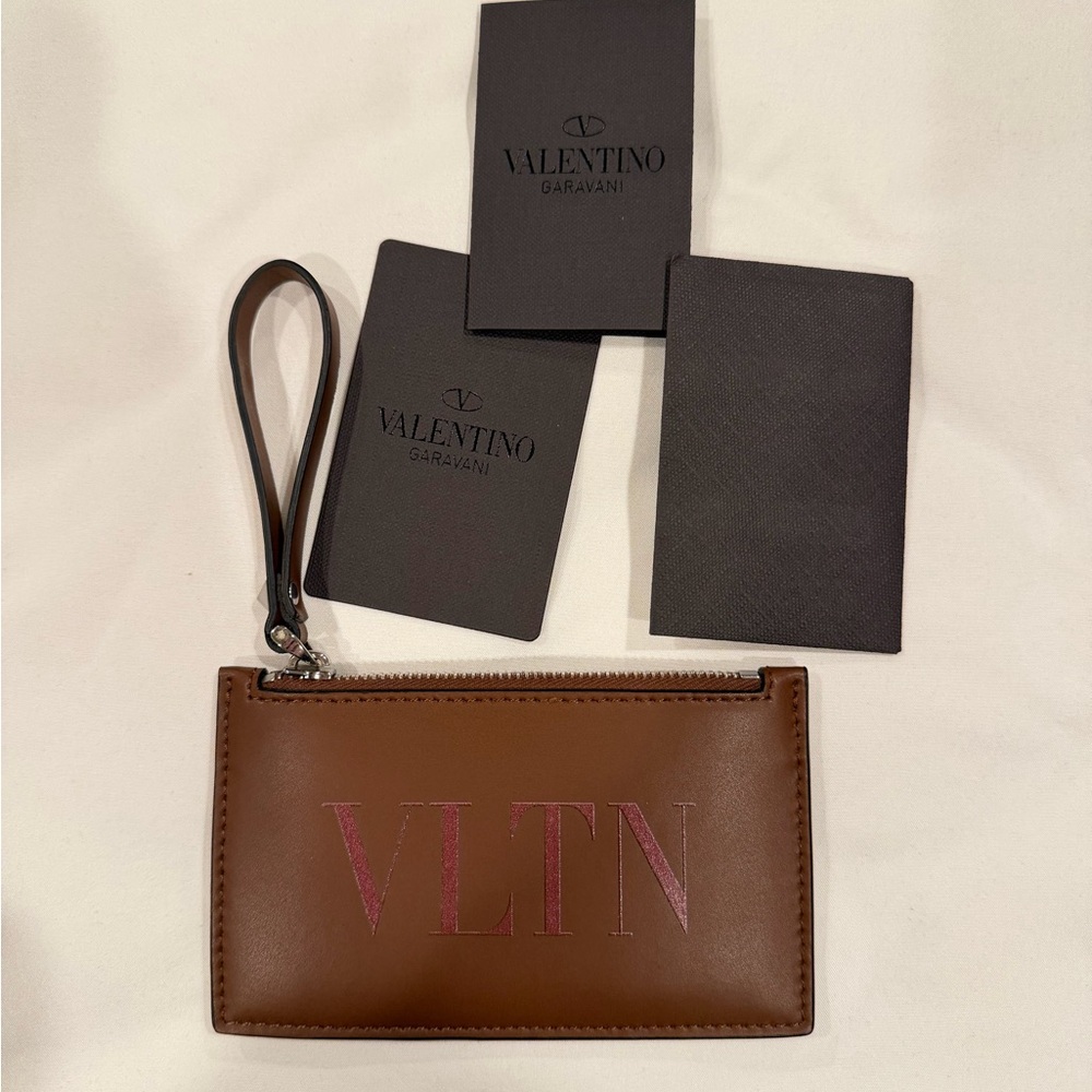 Valentino Brown Leather Wallet